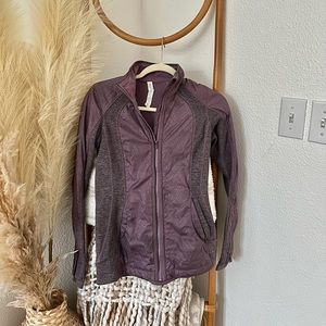 Lululemon running jacket with thumb holes size 2